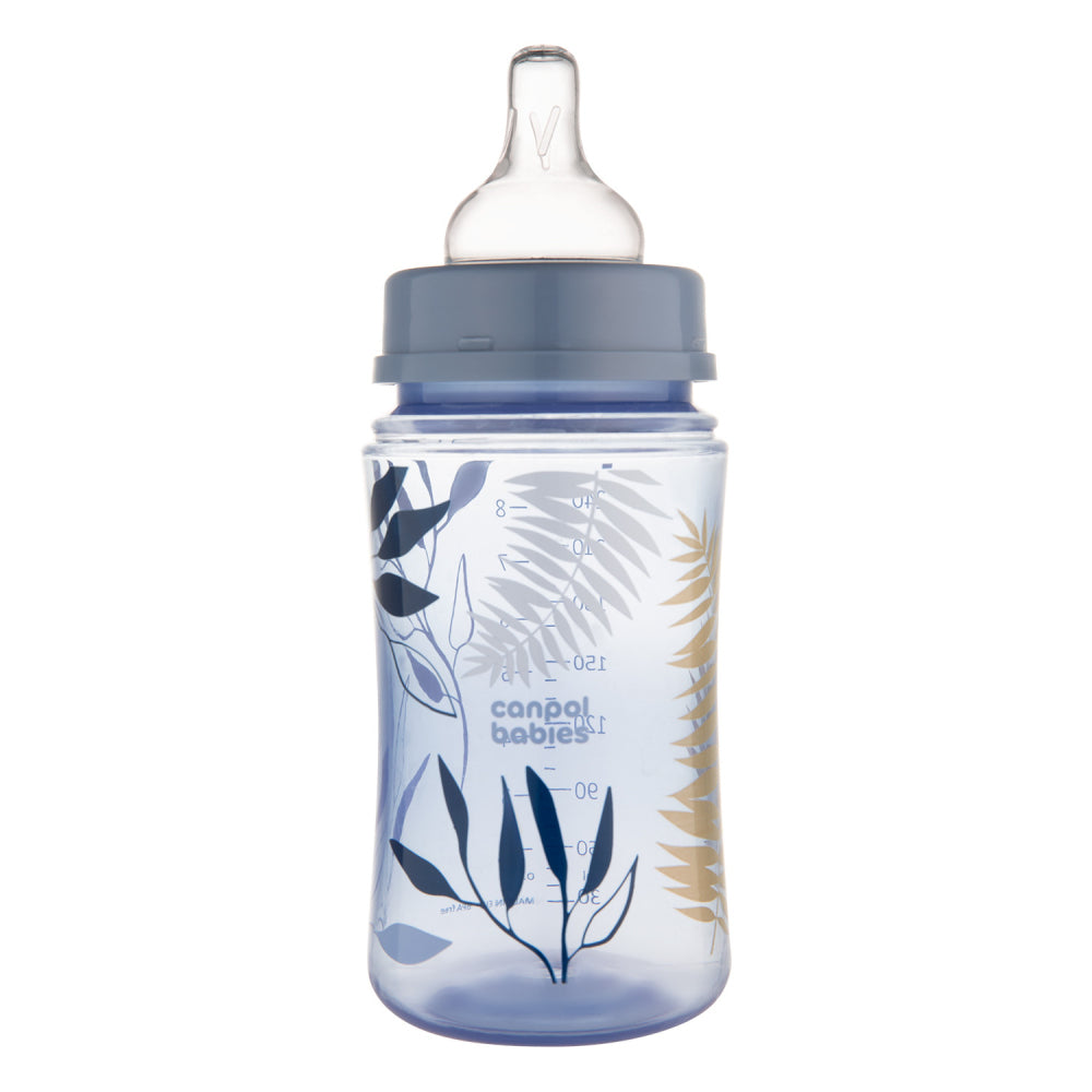Canpol babies Anti-kólikás cumisüveg EasyStart GOLD 240ml kék