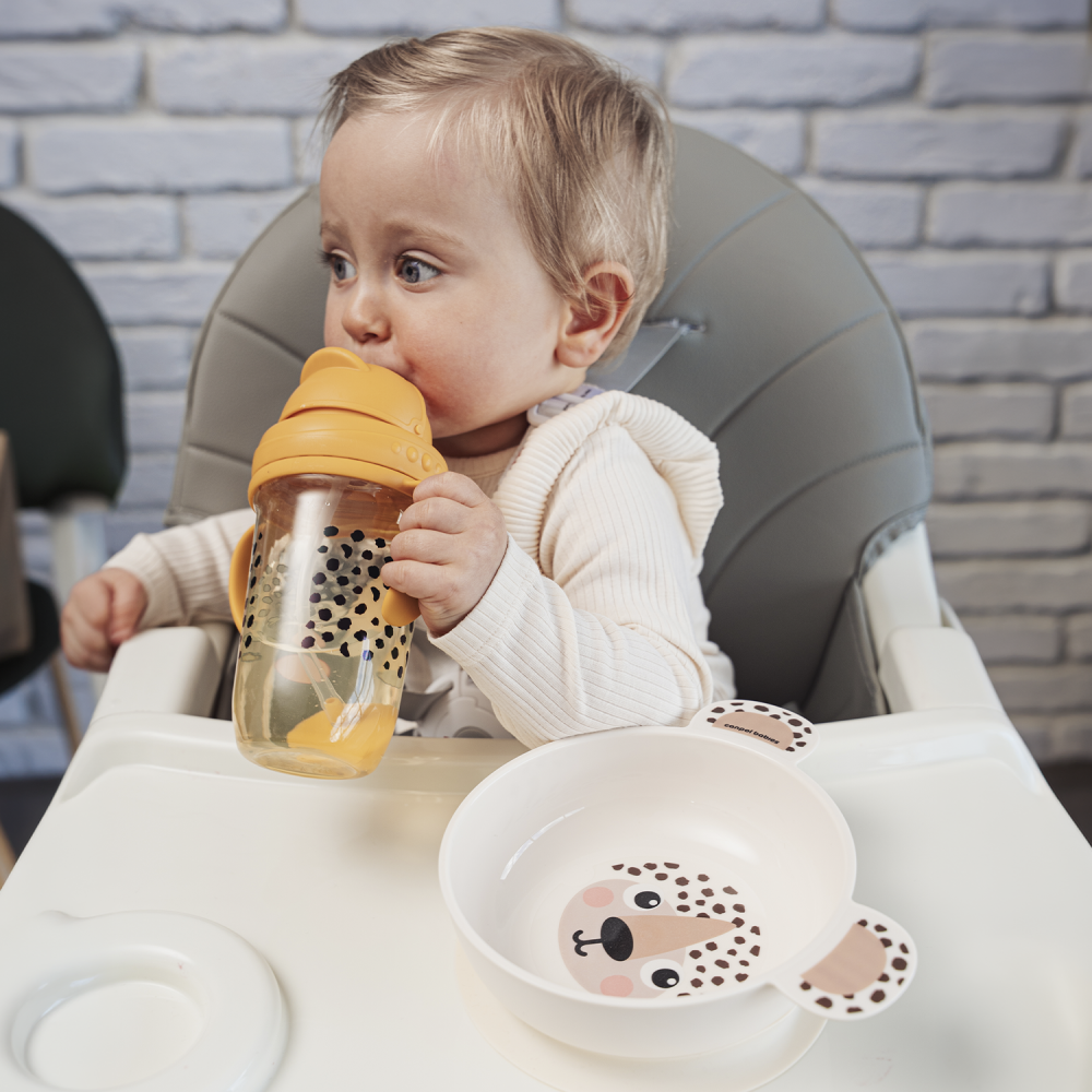 Canpol babies BabiesBoo füles tál 400 ml sárga