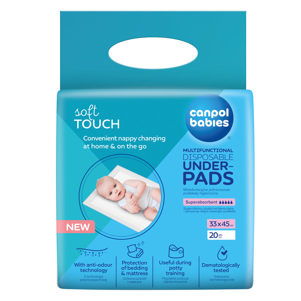 Canpol babies Canpol babies Multifunkciós eldobható alátét 33x45cm 20db