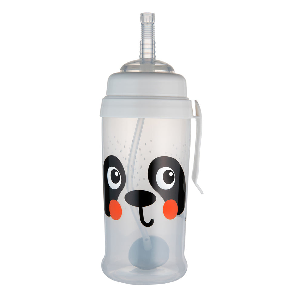Canpol babies Cseppmentes sport itatópohár súlyozott szívószállal BabiesBoo 350ml panda