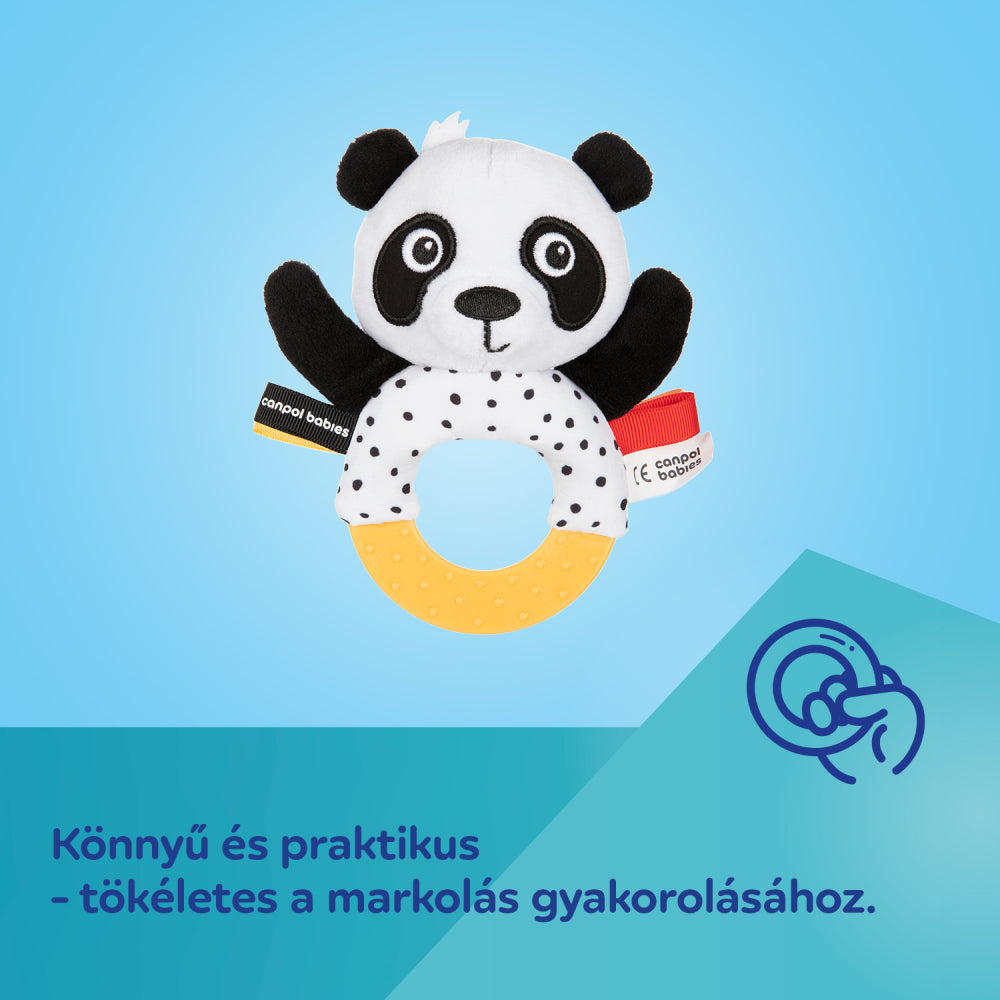 Canpol babies csörgő fejlesztőjáték rágókával BabiesBoo
