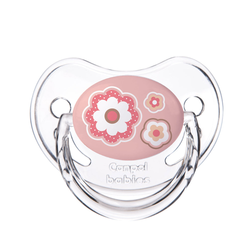 Canpol babies Szilikon anatómiai cumi 18hó+ NEWBORN BABY pink