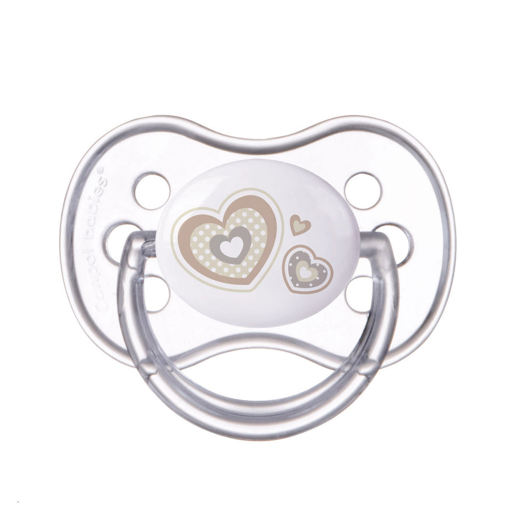 Canpol babies Szilikon szimmetrikus cumi 18hó+ NEWBORN BABY bézs