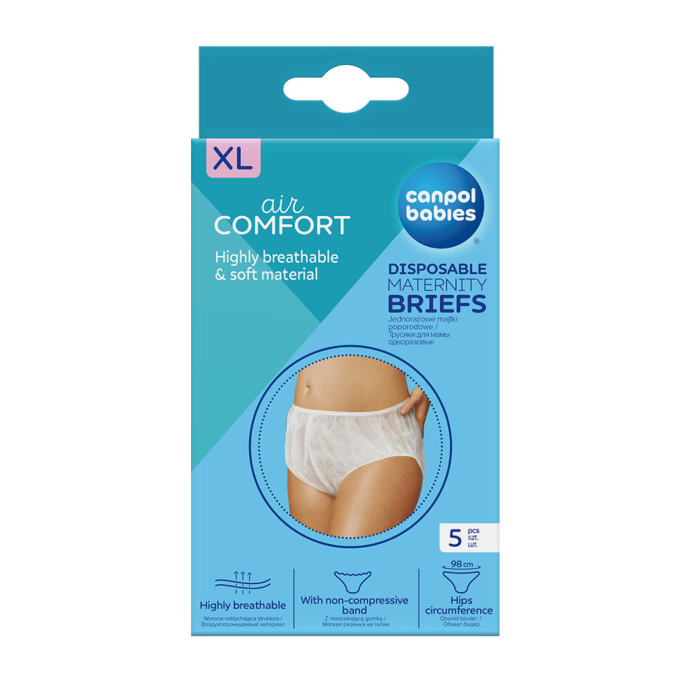 Canpol babies Egyszerhasználatos kismama bugyi 5db XL