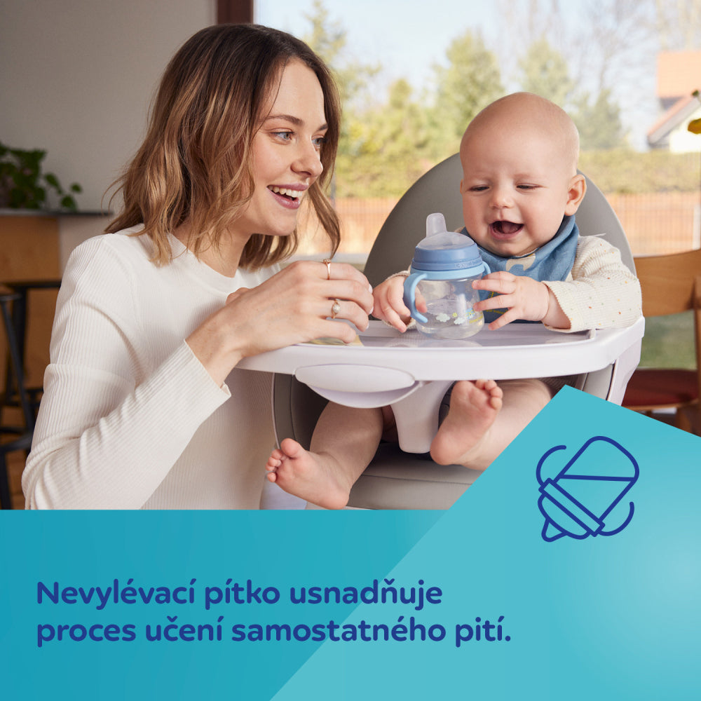 Canpol babies Itatópohár szilikonos ivócsőrrel FirstCup 250ml rózsaszín