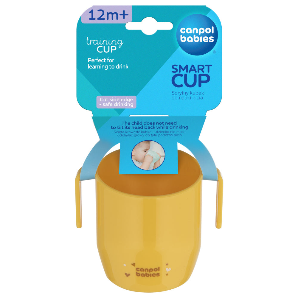 Canpol babies Itatópohár SMART 180 ml 12hó+ sárga
