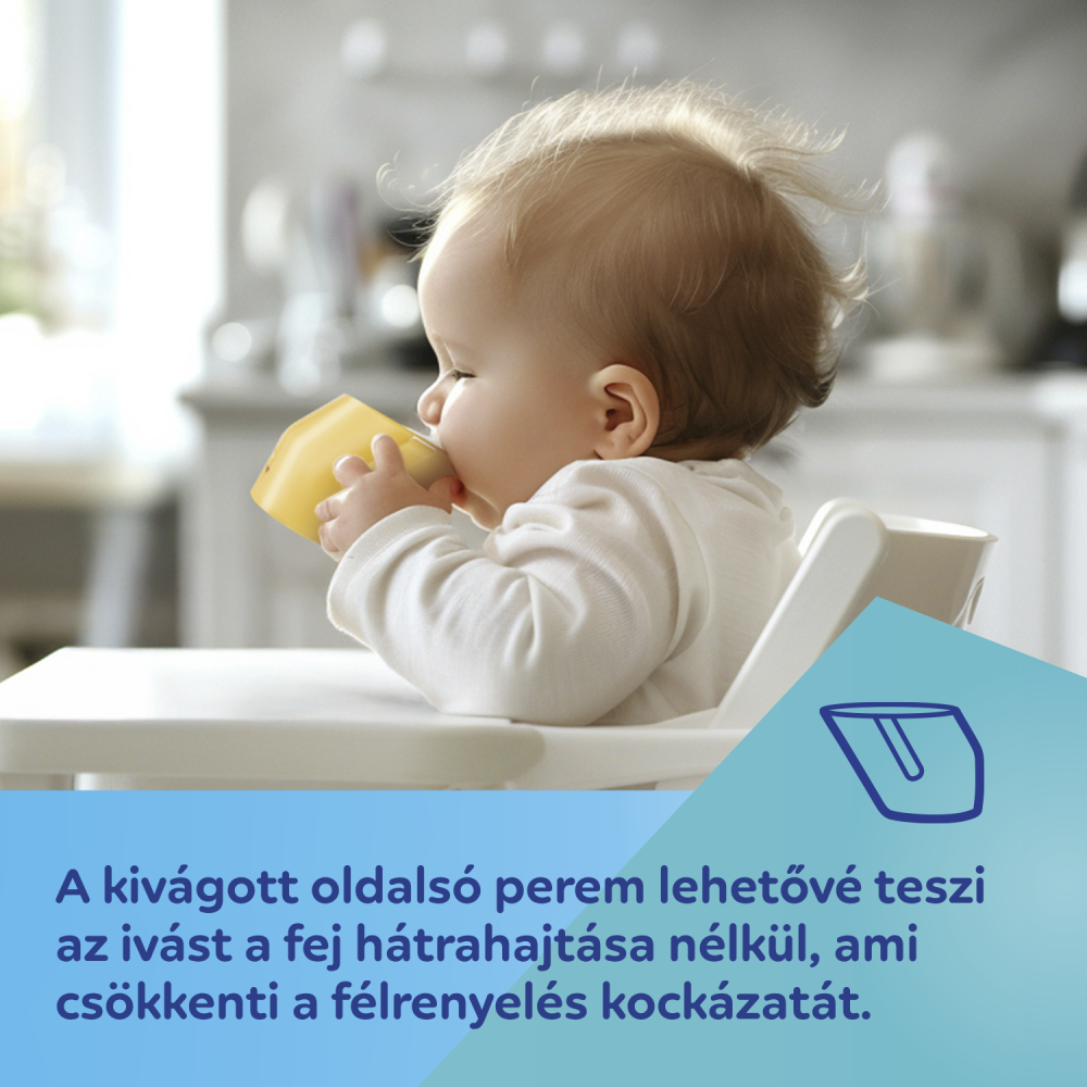 Canpol babies Itatópohár SMART 180 ml 12hó+ türkiz