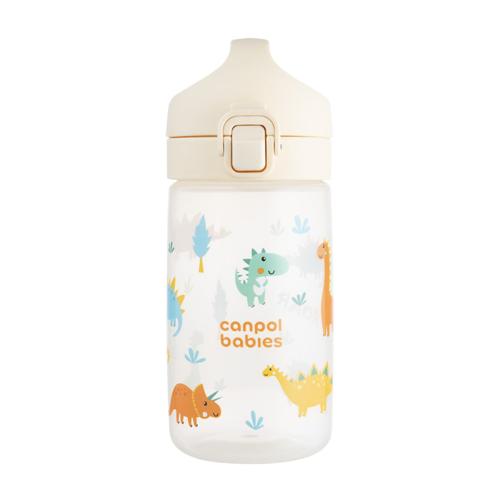 Canpol babies JUNIOR gyermek kulacs 400 ml bézs
