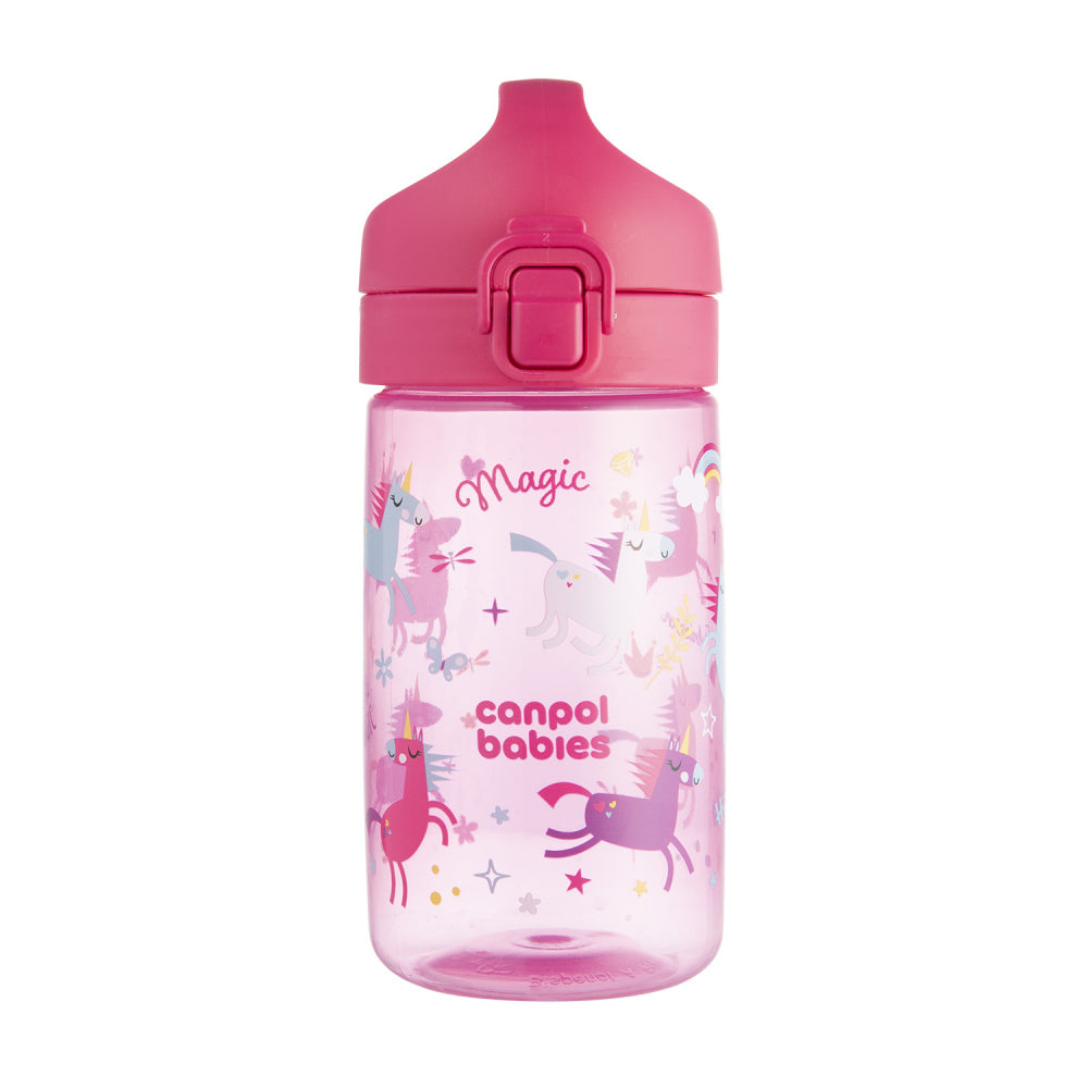 Canpol babies JUNIOR gyermek kulacs 400 ml rózsaszín