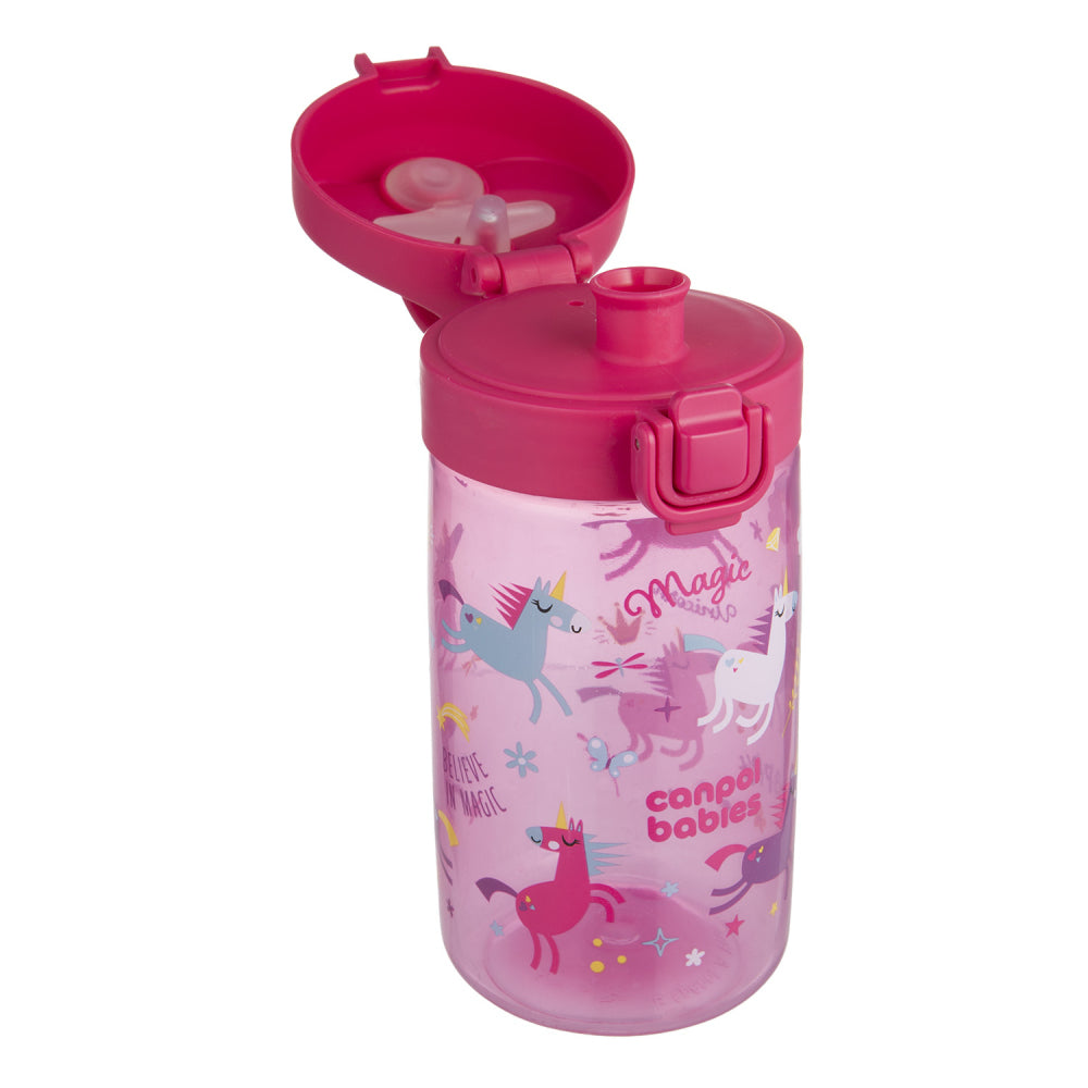 Canpol babies JUNIOR gyermek kulacs 400 ml rózsaszín