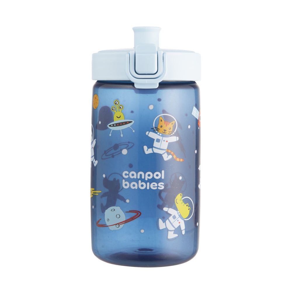 Canpol babies JUNIOR gyermek kulacs 400ml kék
