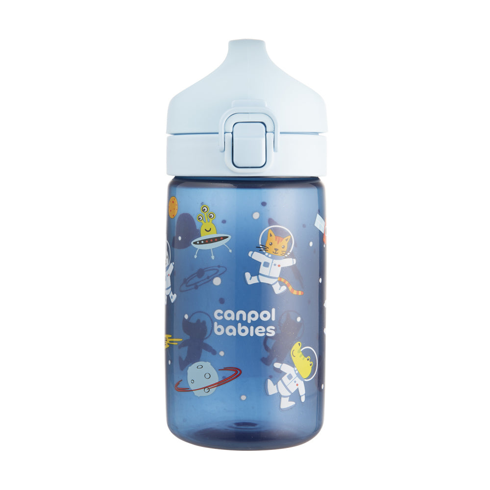 Canpol babies JUNIOR gyermek kulacs 400ml kék