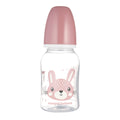 Canpol babies Keskeny nyakú cumisüveg CUTE ANIMALS 120ml nyuszi