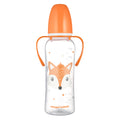 Canpol babies keskeny nyakú cumisüveg fogantyúval CUTE ANIMALS 250ml róka