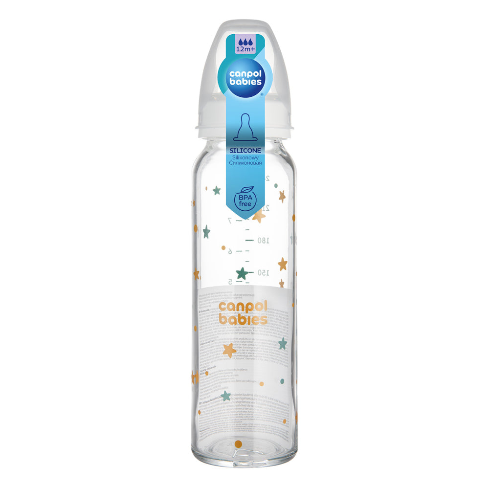 Canpol babies Keskeny nyakú üveg cumisüveg 240ml
