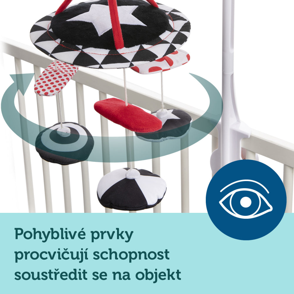 Canpol babies SENSORY kontrasztos plüss körhinta dallamokkal
