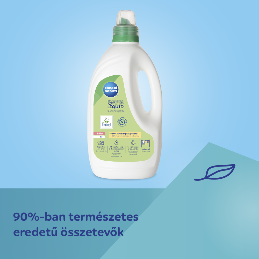 Canpol babies Környezetbarát folyékony mosószer babaruhákhoz 1,5 l