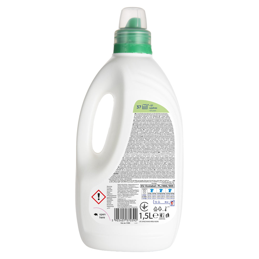 Canpol babies Környezetbarát folyékony mosószer babaruhákhoz 1,5 l