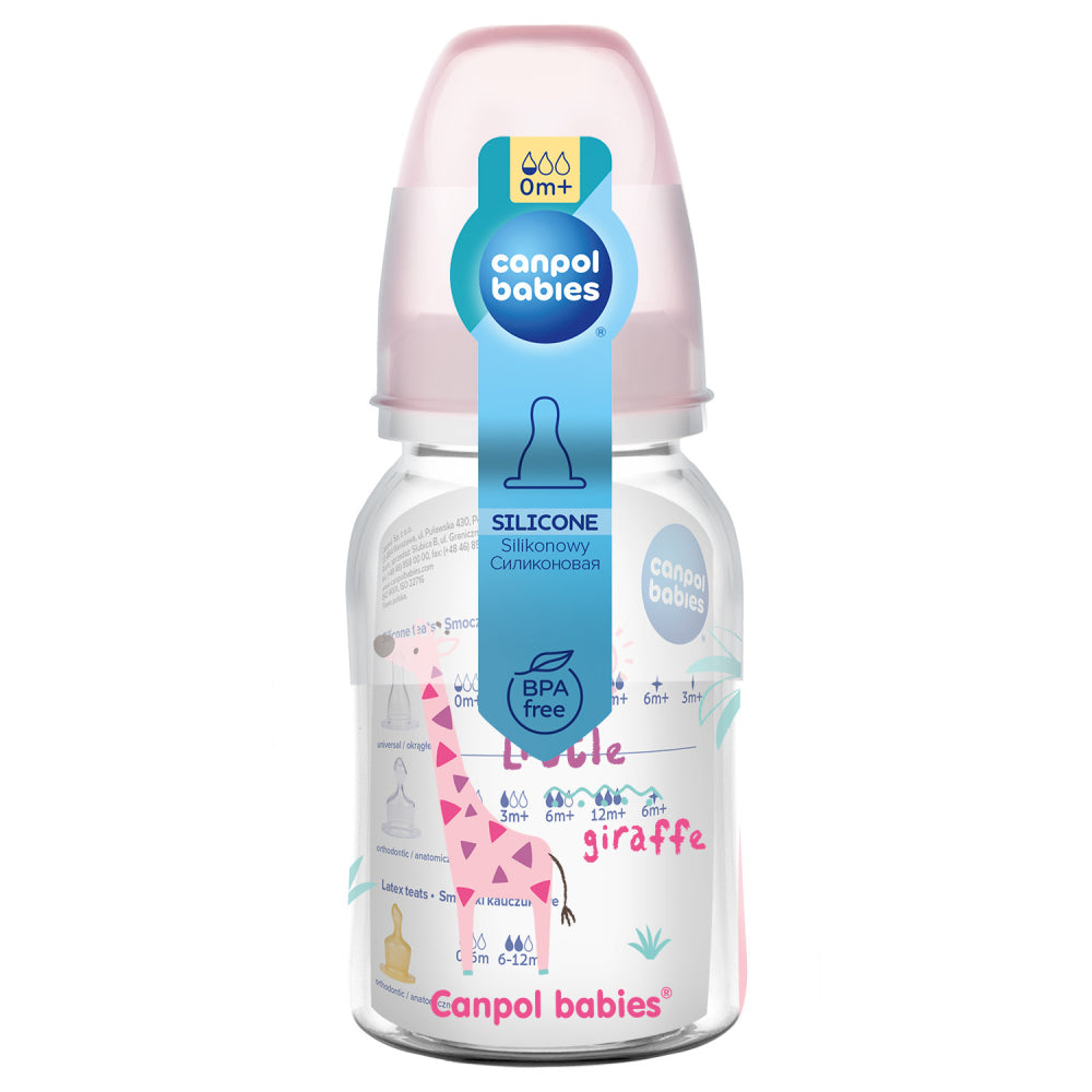 Canpol babies Keskeny nyakú cumisüveg AFRIKA 120ml