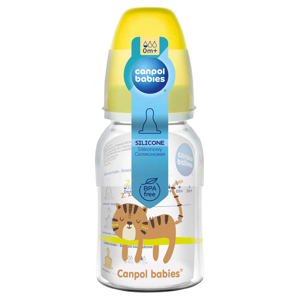 Canpol babies Keskeny nyakú cumisüveg AFRIKA 120ml