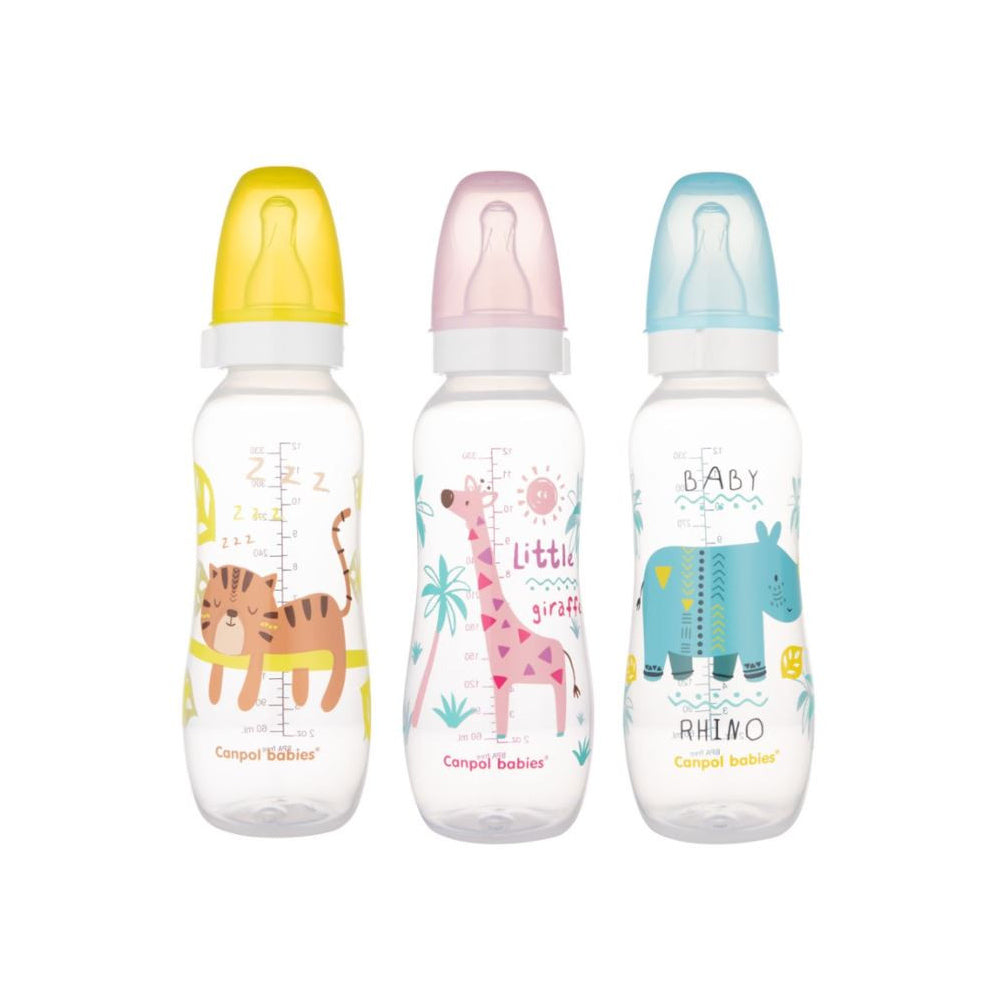 Canpol babies Keskeny nyakú cumisüveg AFRIKA 330ml