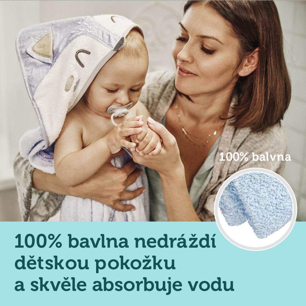 Canpol babies 100x100 szürke fürdőköntös
