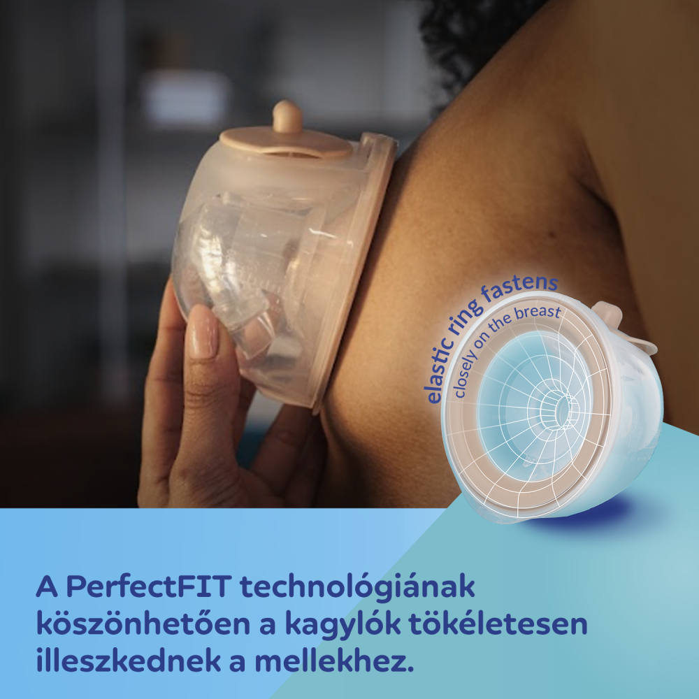 Canpol babies MilkShell dupla melltartóba helyezhető elektromos mellszívó
