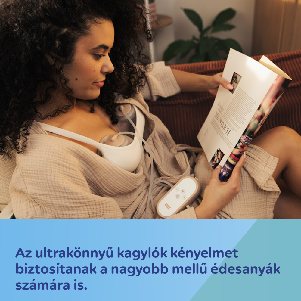 Canpol babies MilkShell dupla melltartóba helyezhető elektromos mellszívó