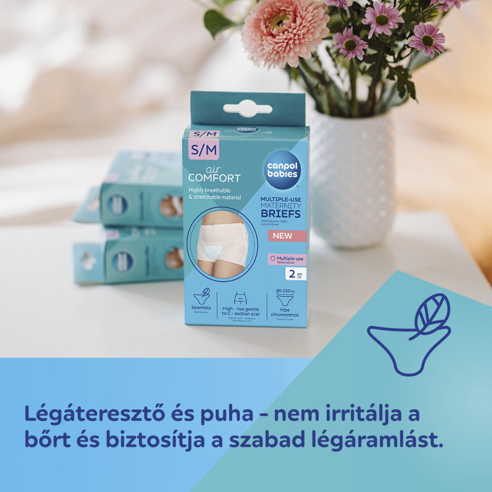 Canpol babies Mosható szülés utáni bugyi 2 db S/M