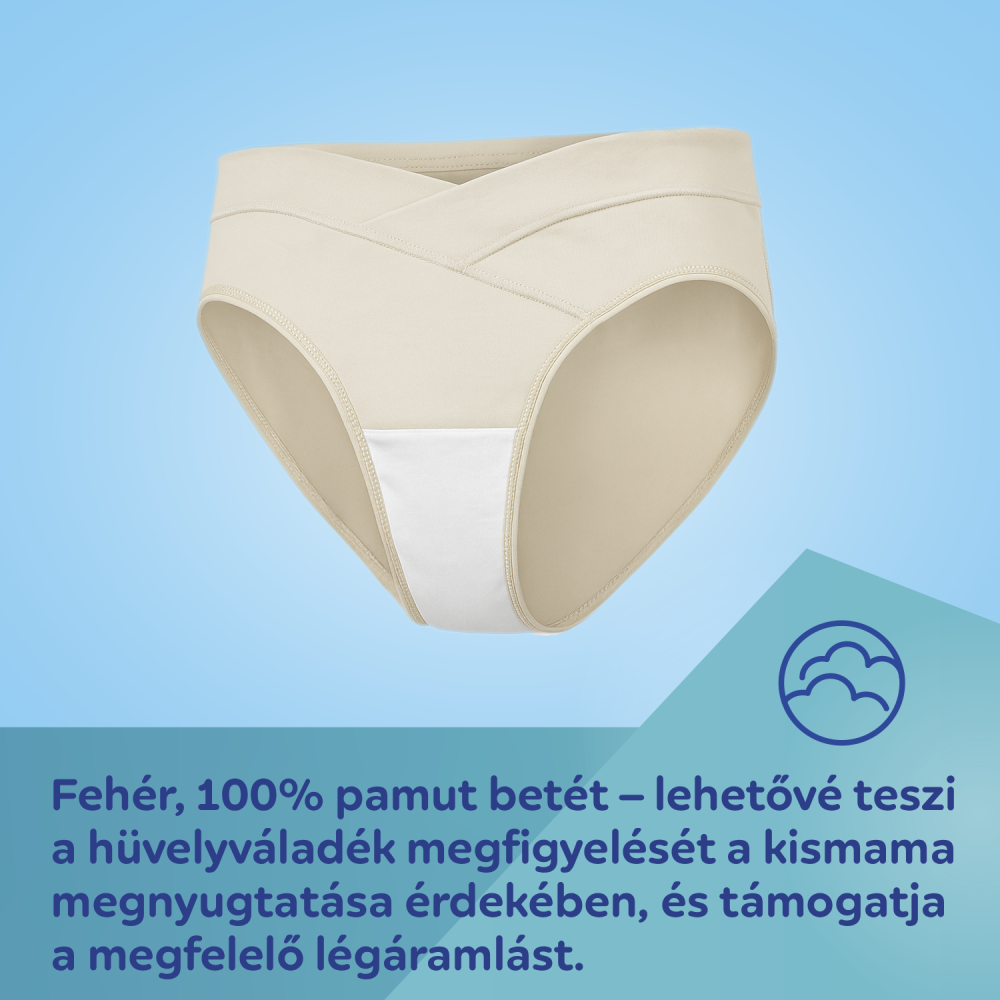 Canpol babies MumFIT alacsony derekú kismama bugyi L 2 db