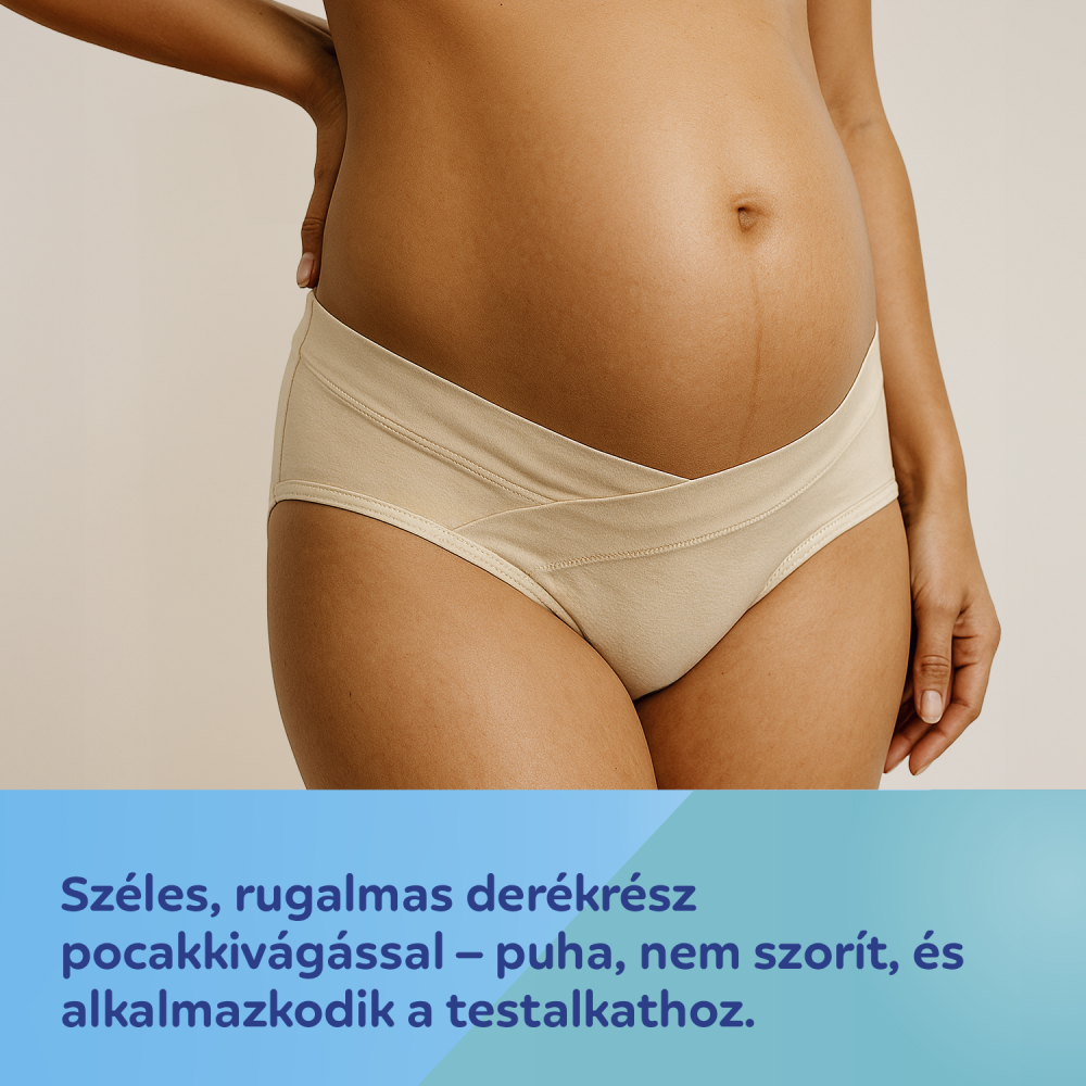 Canpol babies MumFIT alacsony derekú kismama bugyi S/M 2 db