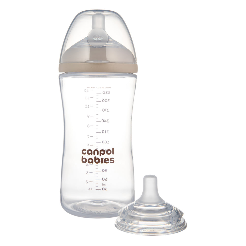 Canpol babies Natural Shape anti-kólikás cumisüveg 260ml