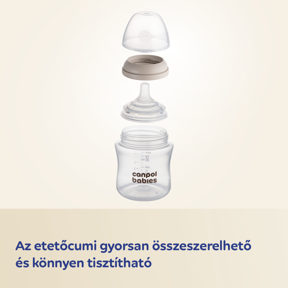Canpol babies Natural Shape etetőcumi 12hó+ 2db