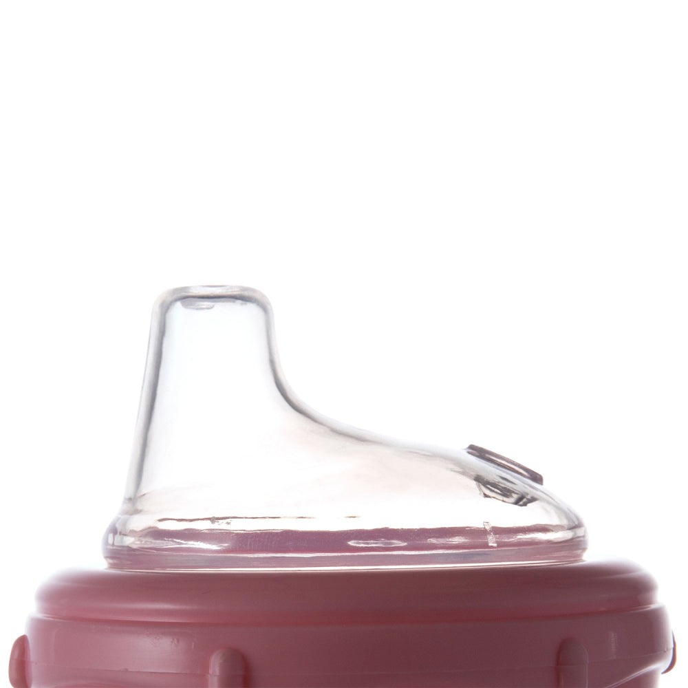 Canpol babies Csöpögésmentes itatópohár szilikon ivócsőrrel LOVE&SEA 180ml rózsaszín