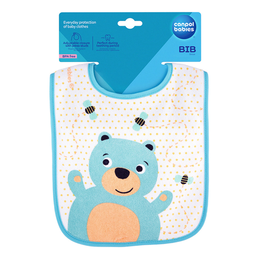 Canpol babies Pamut előke CUTE ANIMALS