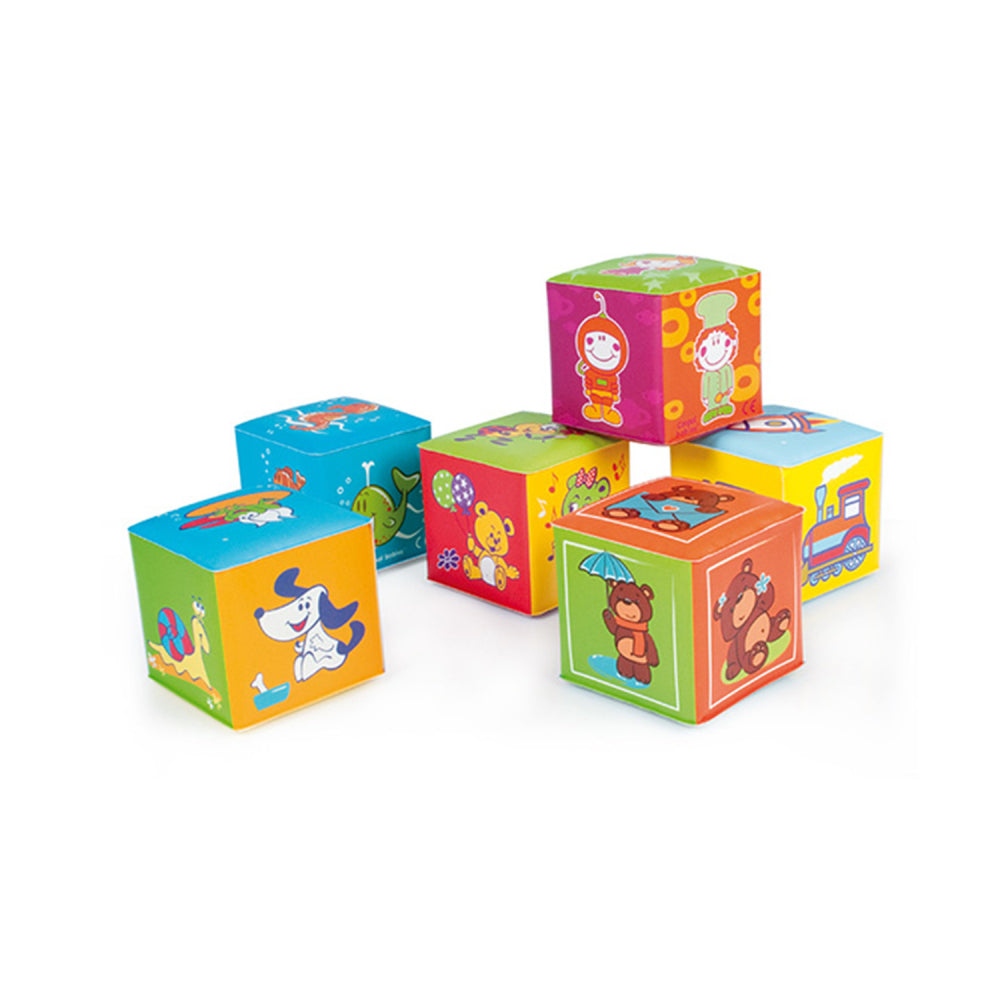 Canpol babies Puha tanuló kockák 6db