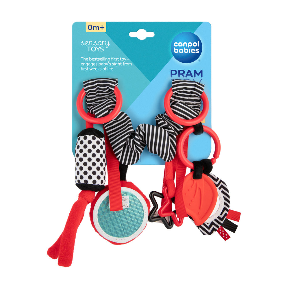 Canpol babies SENSORY TOYS babakocsira vagy autóba szerelhető játék