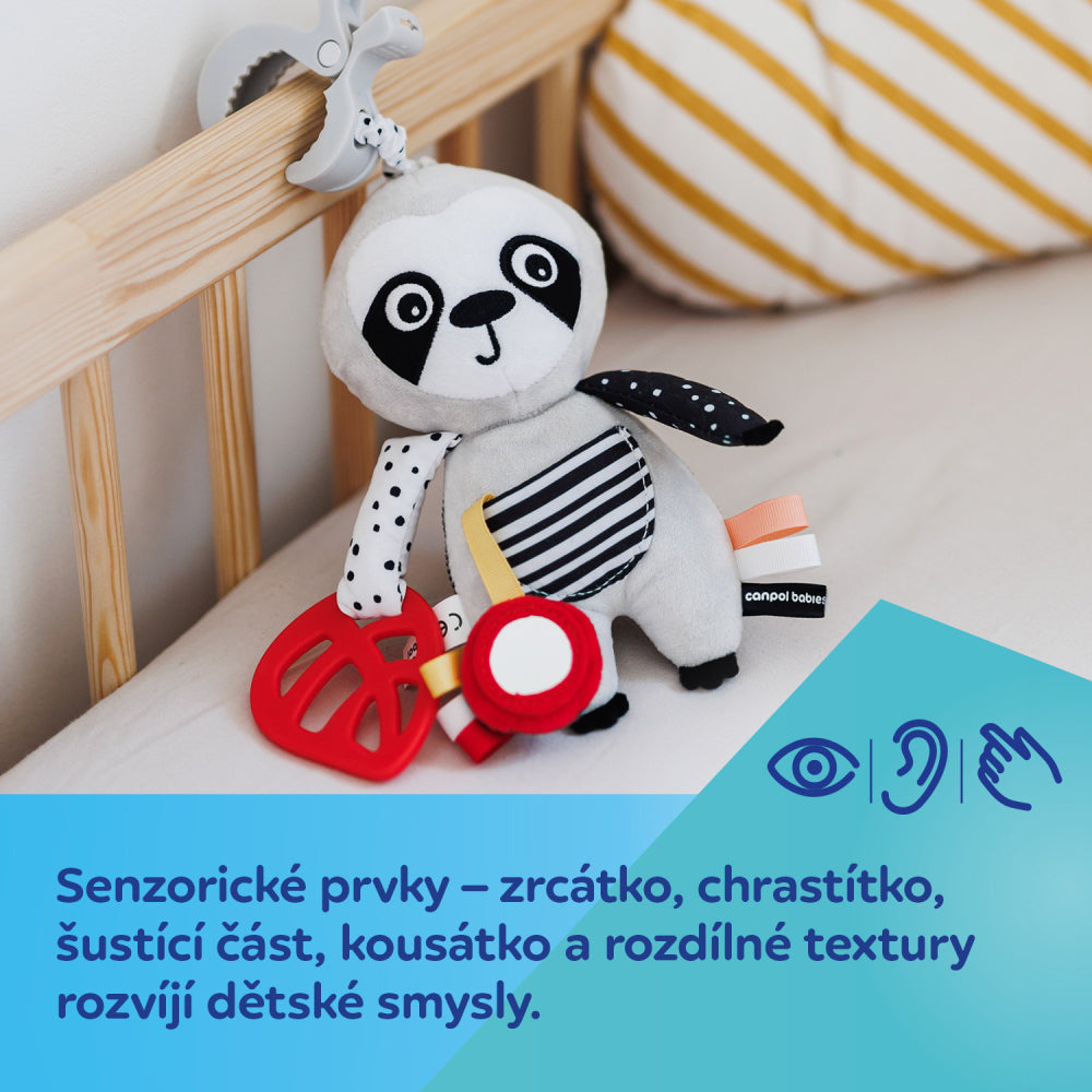 Canpol babies Szenzoros interaktív játék csipesszel LAJHÁR BabiesBoo