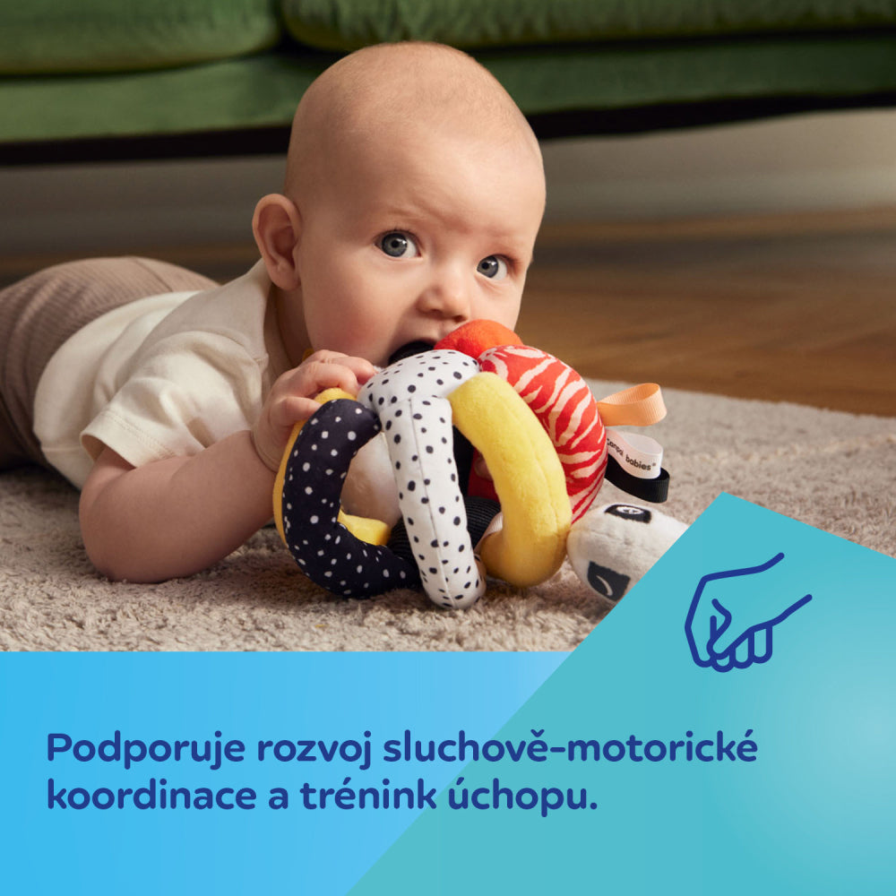 Canpol babies szenzoros tapintásfejlesztő labda csörgővel BabiesBoo