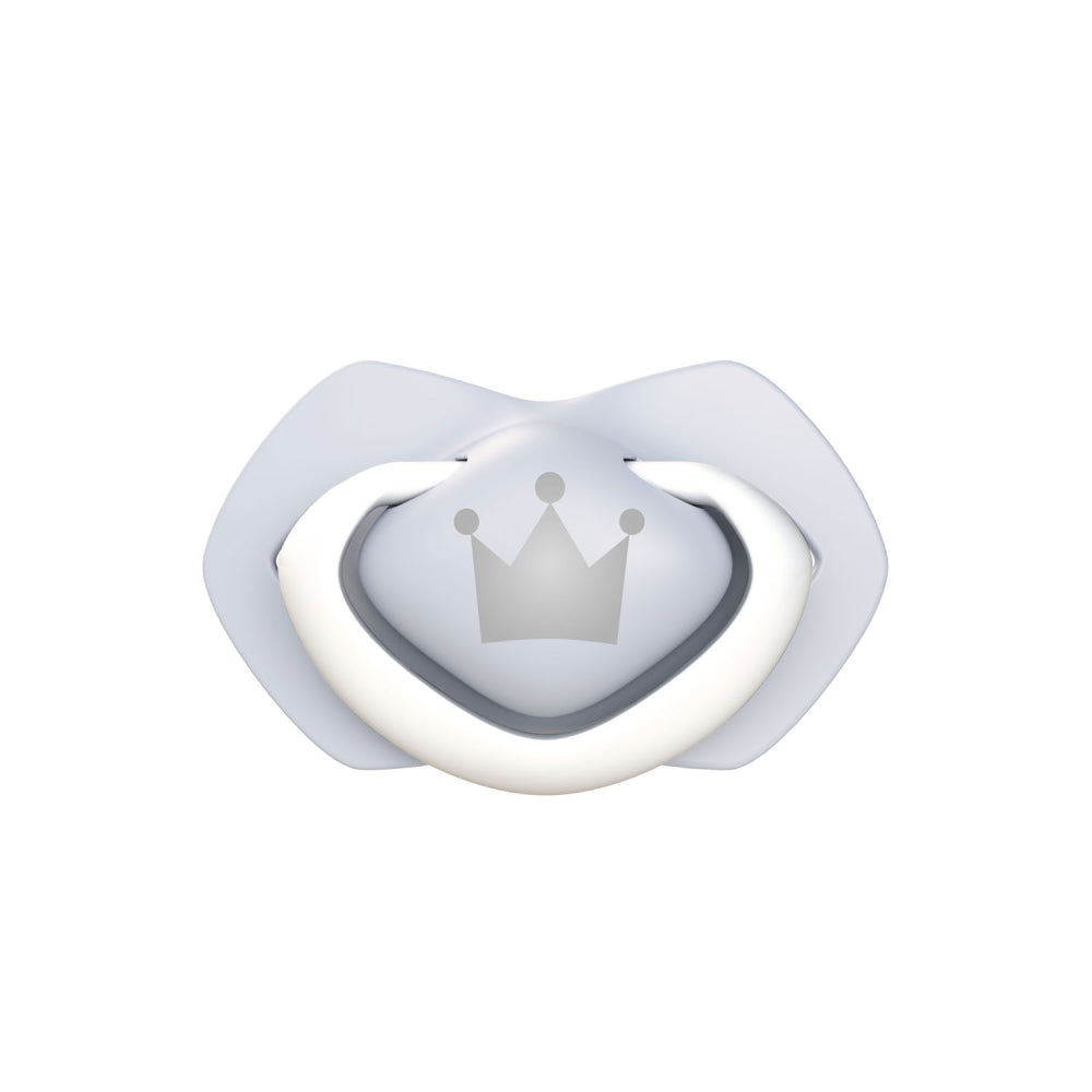 Canpol babies Szilikon szimmetrikus cumi Light touch ROYAL BABY 0-6hó 2db kék