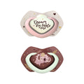 Canpol babies Szilikon szimmetrikus cumi Light touch 18hó+ SLEEPY KOALA 2 db pink