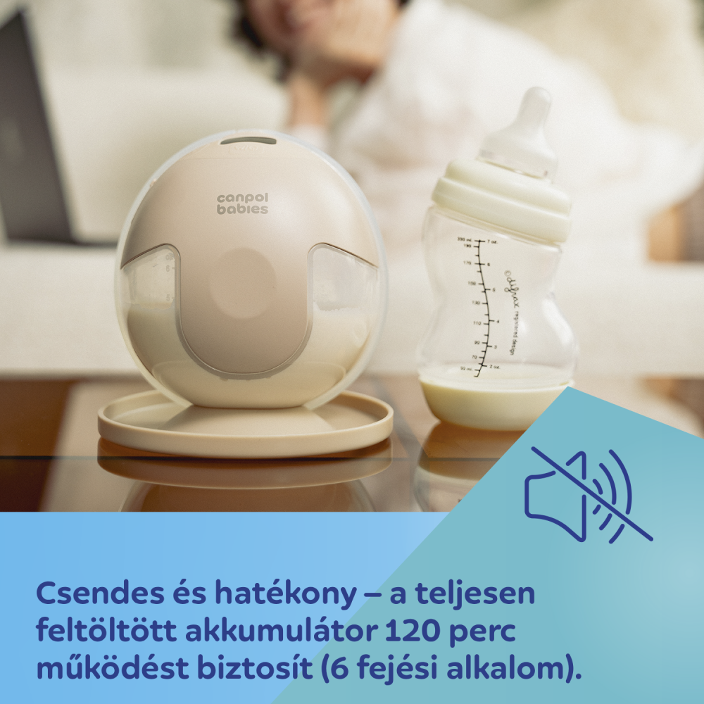 Canpol babies SmartSense dupla hordható elektromos mellszívó