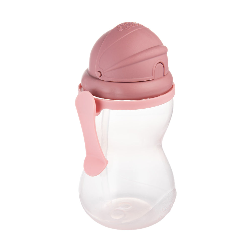 Canpol babies Sport itatópohár szívószállal 370ml rózsaszín