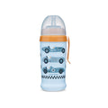 Canpol babies RACING sport itatópohár cseppmentes szilikon szívószállal 350ml, világoskék