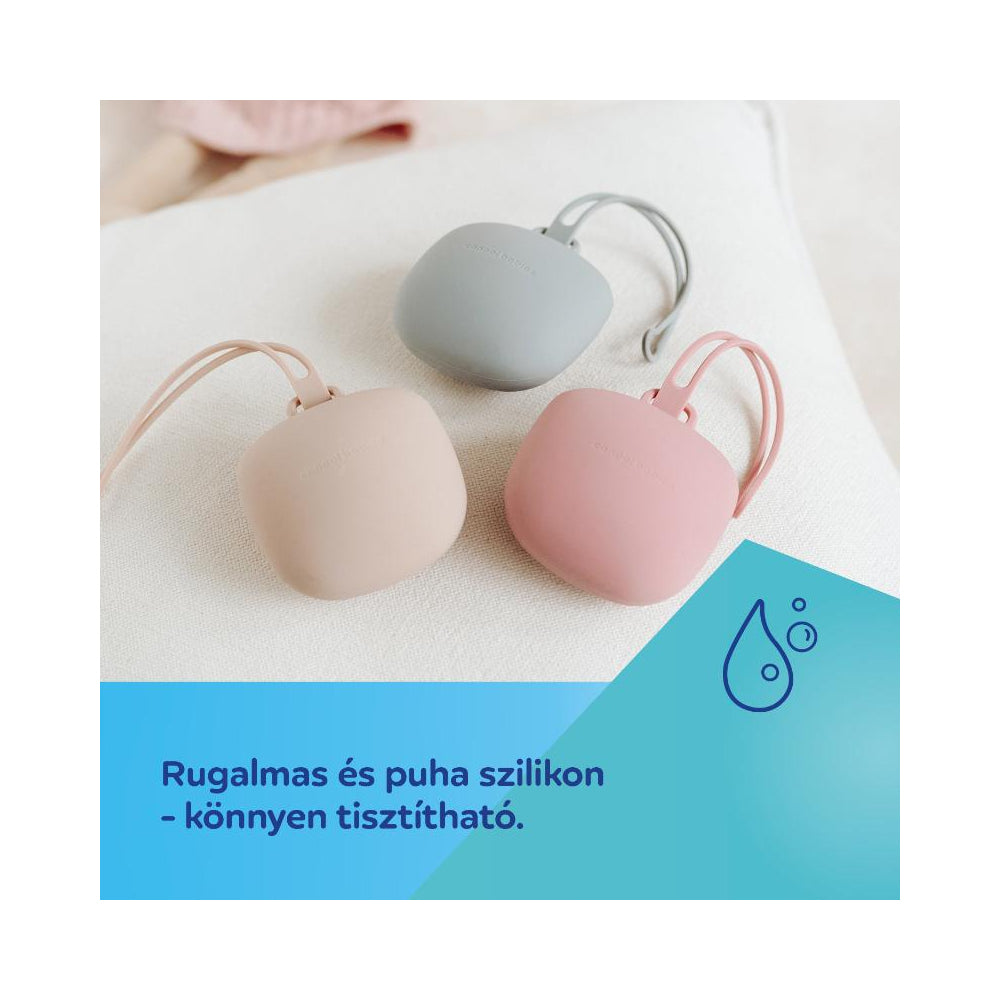 Canpol babies Szilikon cumitartó tok szürke