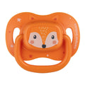 Canpol babies Szilikon szimmetrikus cumi CUTE ANIMALS 0-6hó 1db narancs
