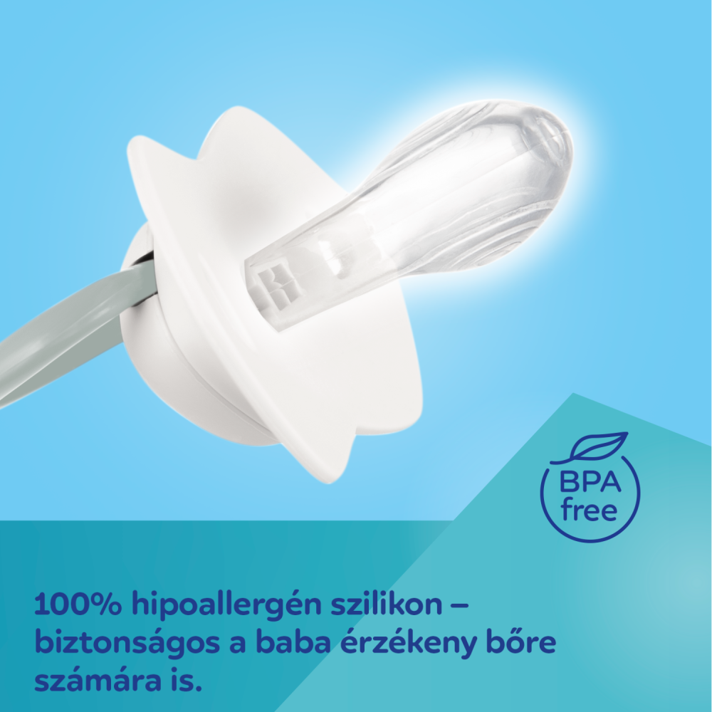 Canpol babies Szilikon szimmetrikus cumi szett BabiesBoo 0-6hó 2db narancs