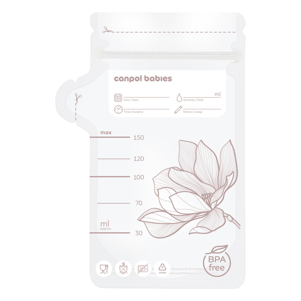 Canpol babies Tejtároló zacskó 25db 150ml