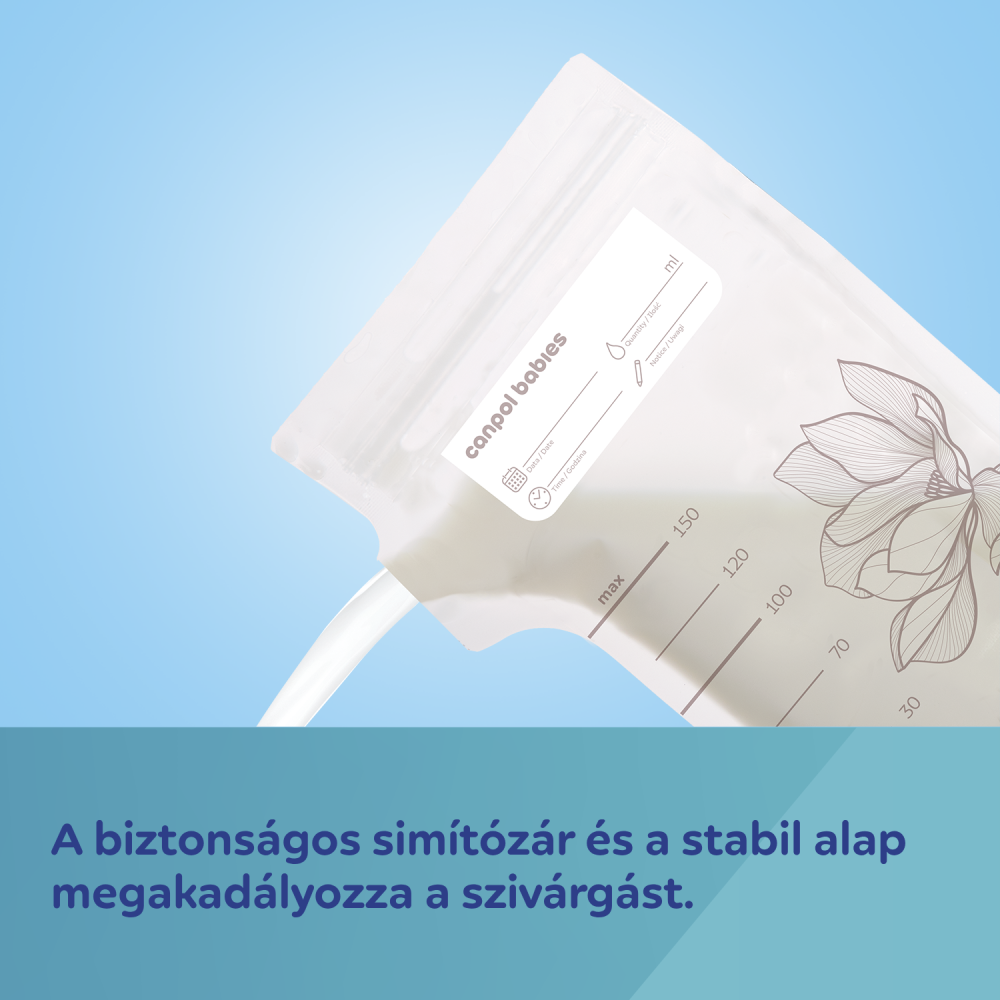 Canpol babies Tejtároló zacskó 25db 150ml