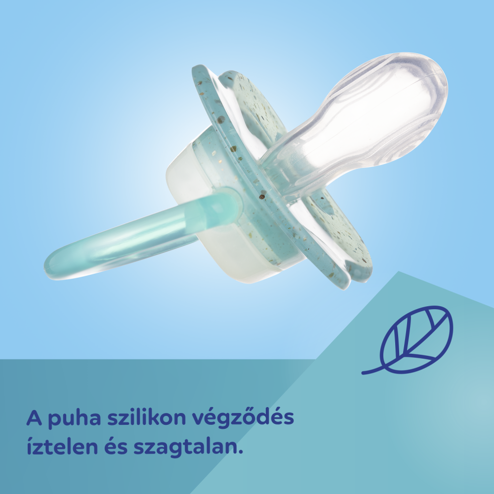 Canpol babies Világító szilikon szimmetrikus cumi NIGHTGLOW 6-18hó 2db lány